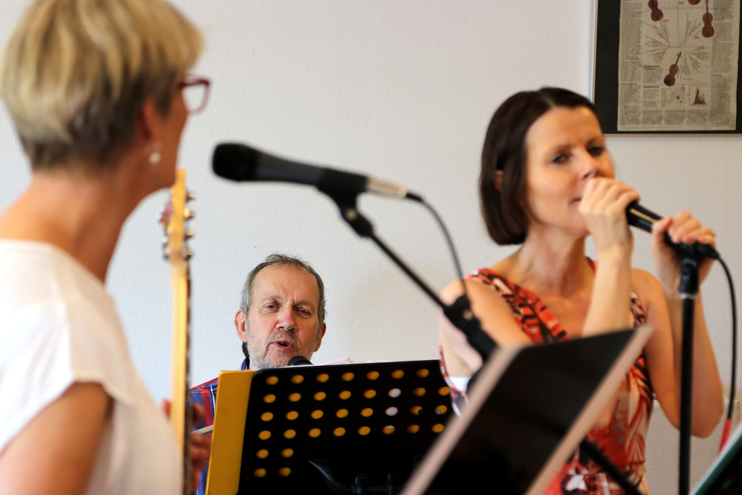 mennesker til undervisning i musik og samspil på Kofoeds Skole