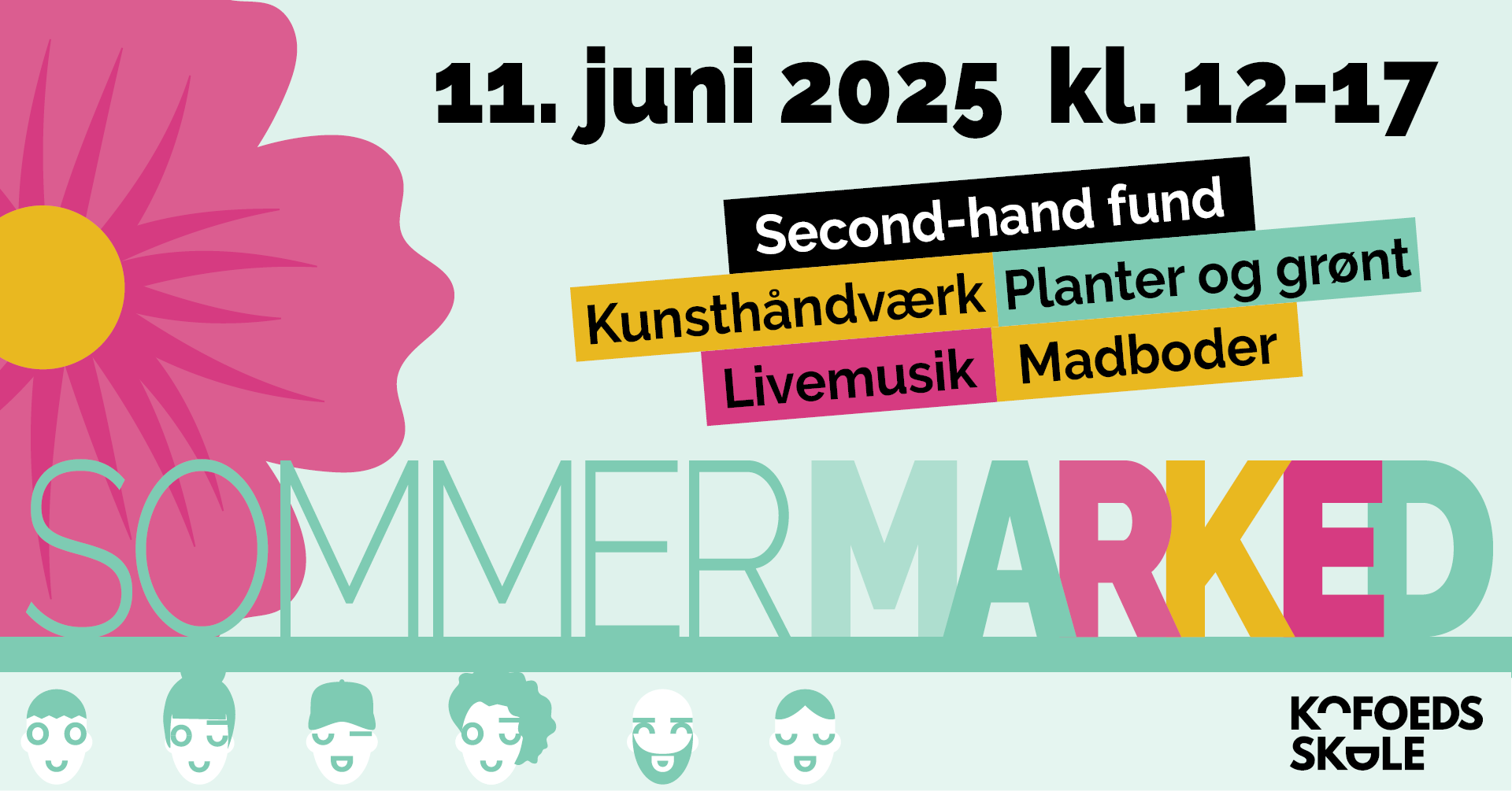 Sommermarked på Kofoeds Skole - 11. juni 2025 kl. 12 - 17