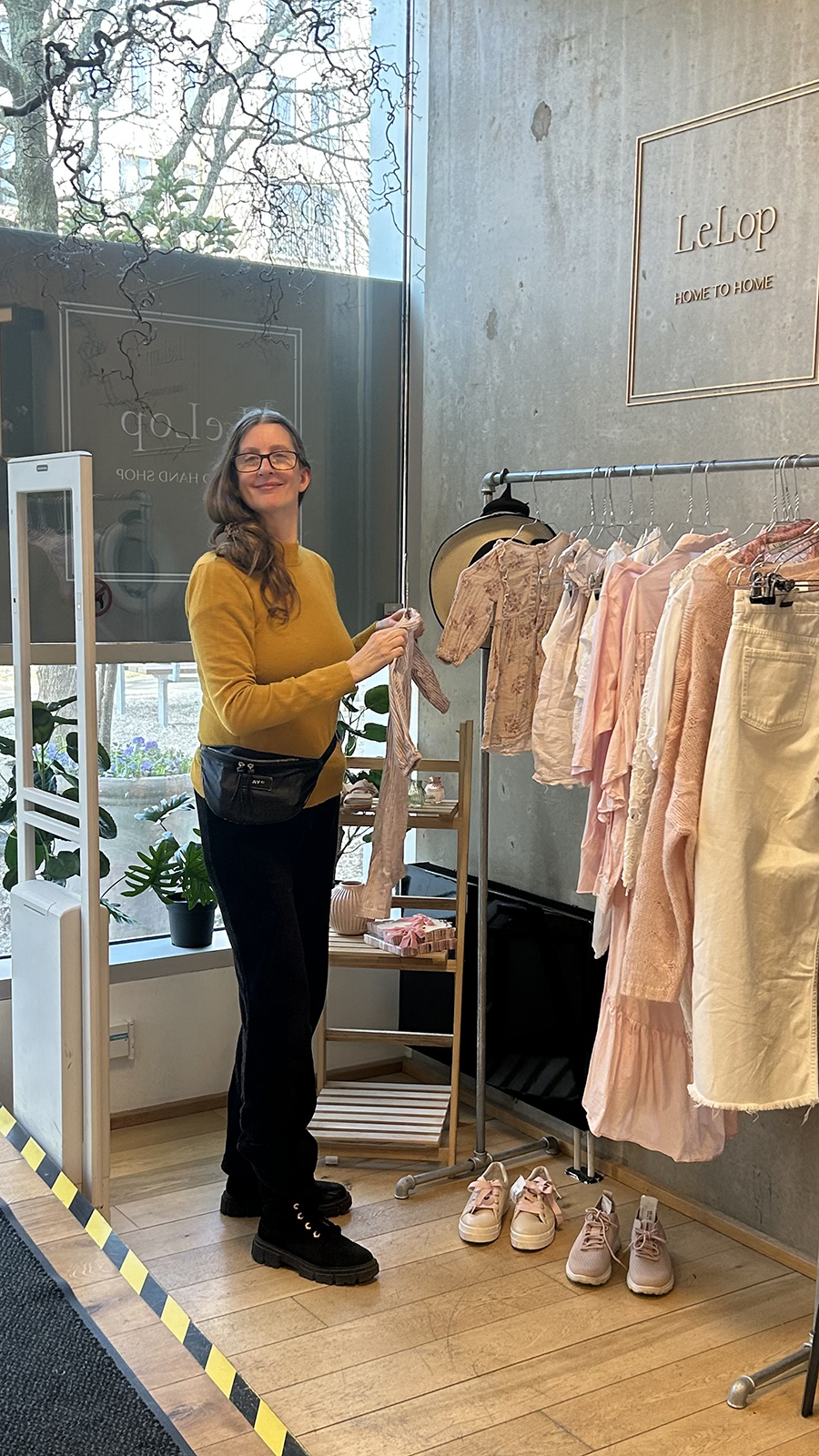 Liselotte arbejder på socialt frikort hos virksomheden LeLop